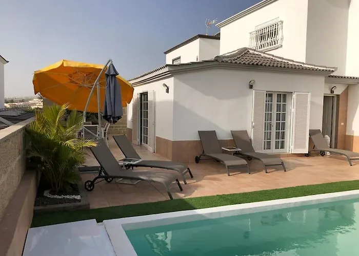 Vanesa Luxury Private With A Heated Pool, 4 Bedrooms And 4 Bathrooms Villa Costa Adeje (Tenerife)